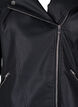 Keinonahkainen biker-takki, Musta, Packshot image number 2