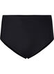 Yksivärinen bikinialaosa korkealla vyötäröllä, Musta, Packshot image number 0