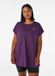 Pitk&auml; treeni-T-paita, Violetti, Model image number 0