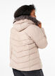 Lyhyt toppatakki hupulla, Beige, Model image number 2