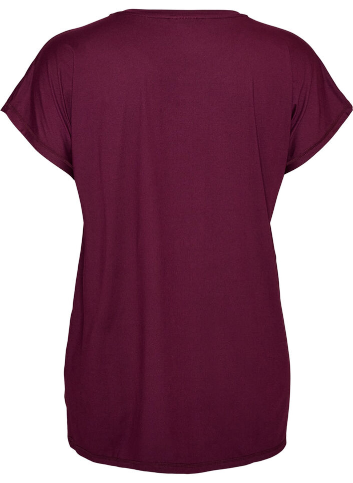Pitk&auml; treenipaita, Violetti, Packshot image number 1