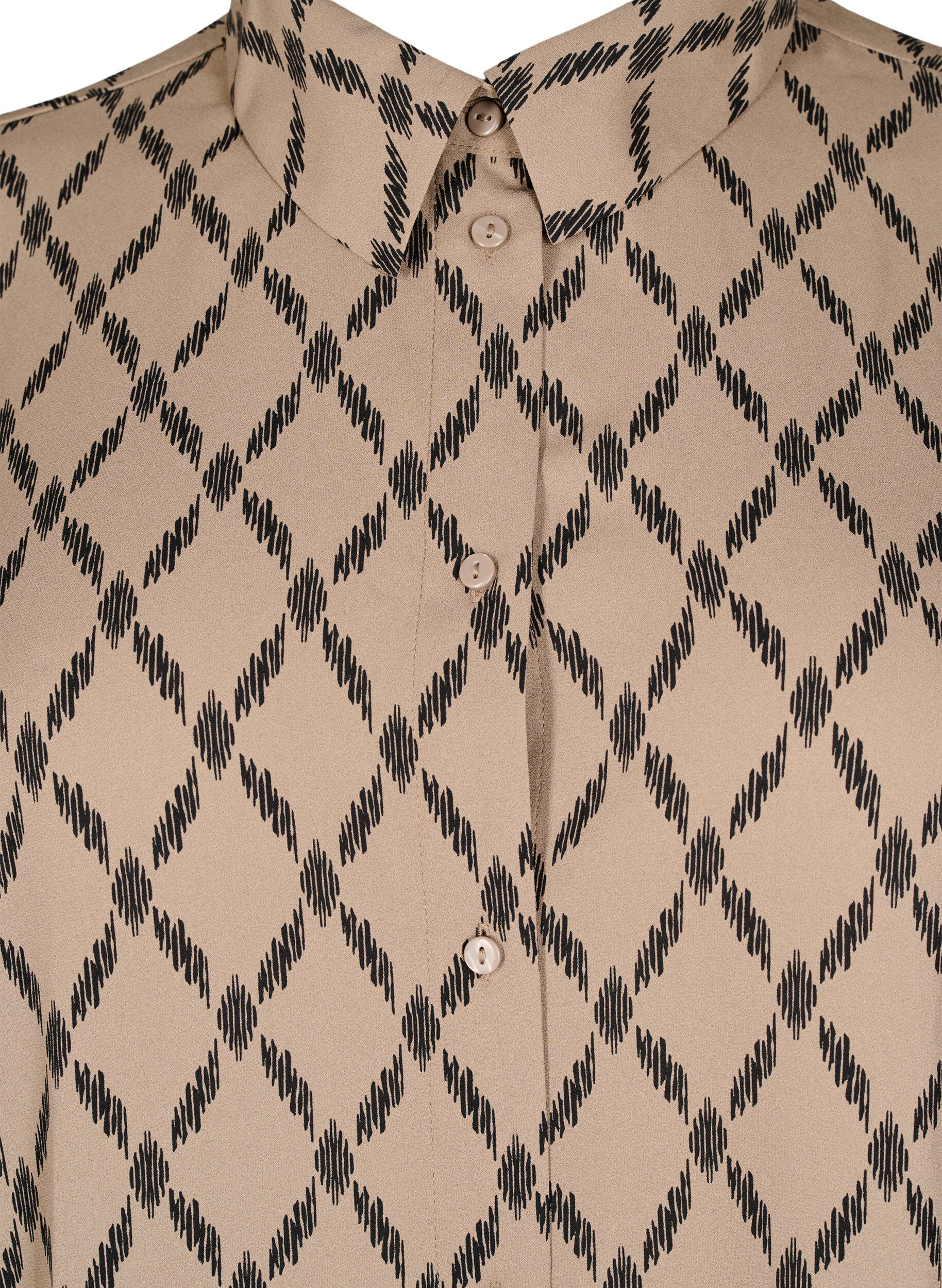 Zizzi Kuvioitu pitk&auml;hihainen paita, Grafic AOP, Packshot image number 2