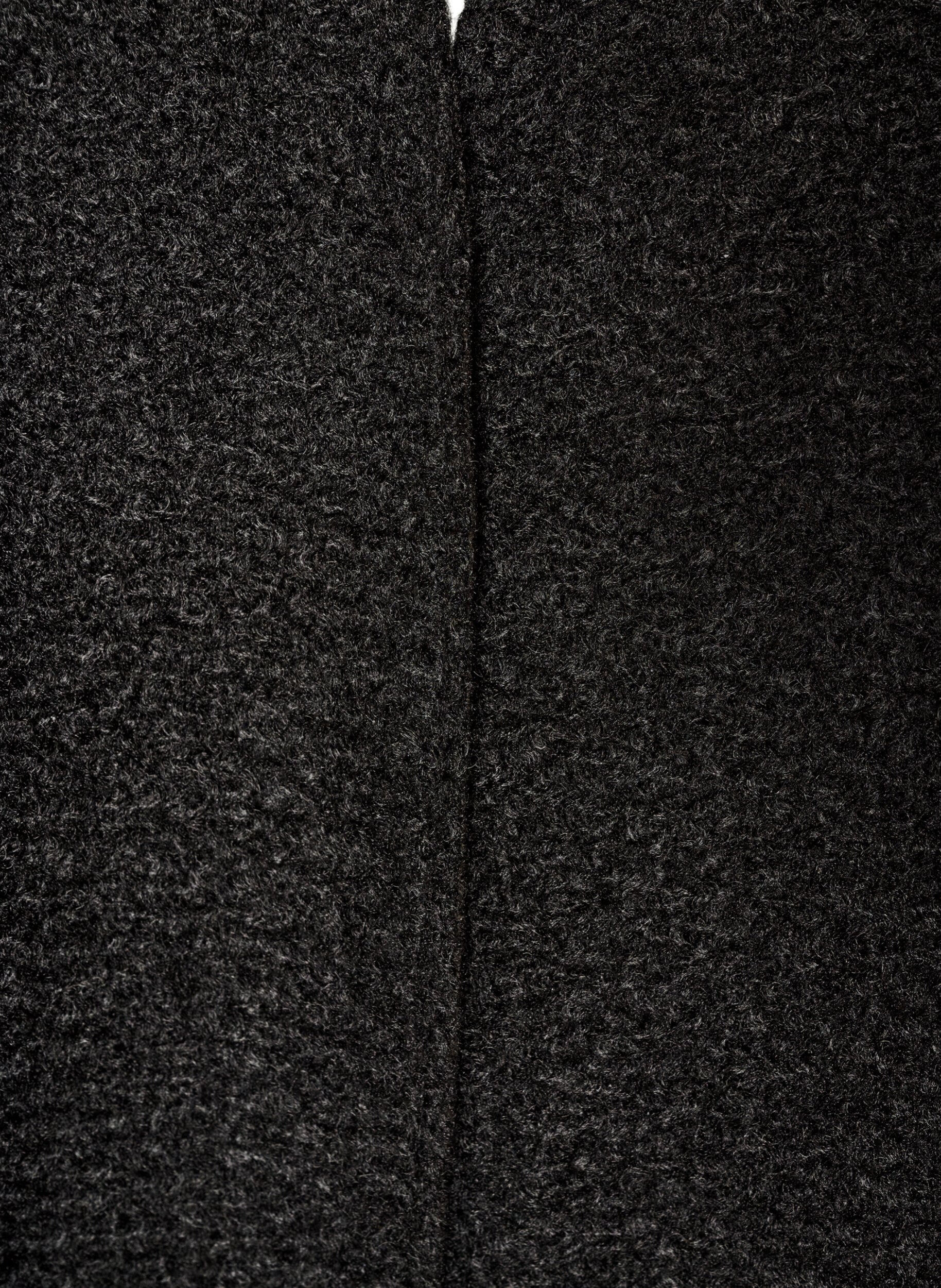 ZizziRento neuletakki taskuilla, Musta, Packshot image number 2