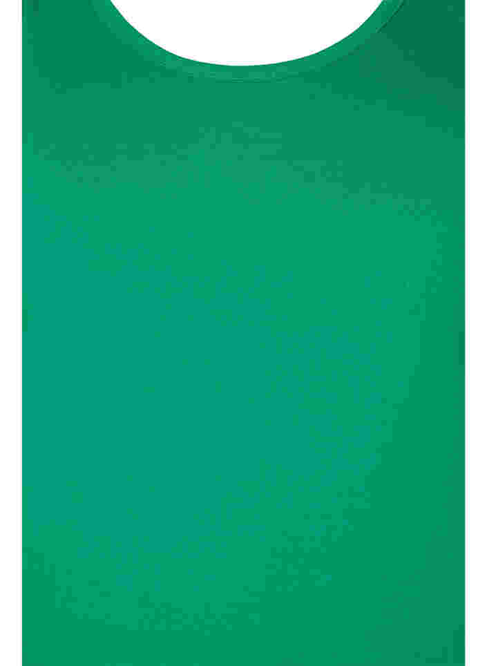 Yksivärinen perustoppi puuvillasta, Jolly Green, Packshot image number 2