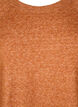 Lyhyt neulemekko pyöreällä pääntiellä, Oranssi, Packshot image number 2