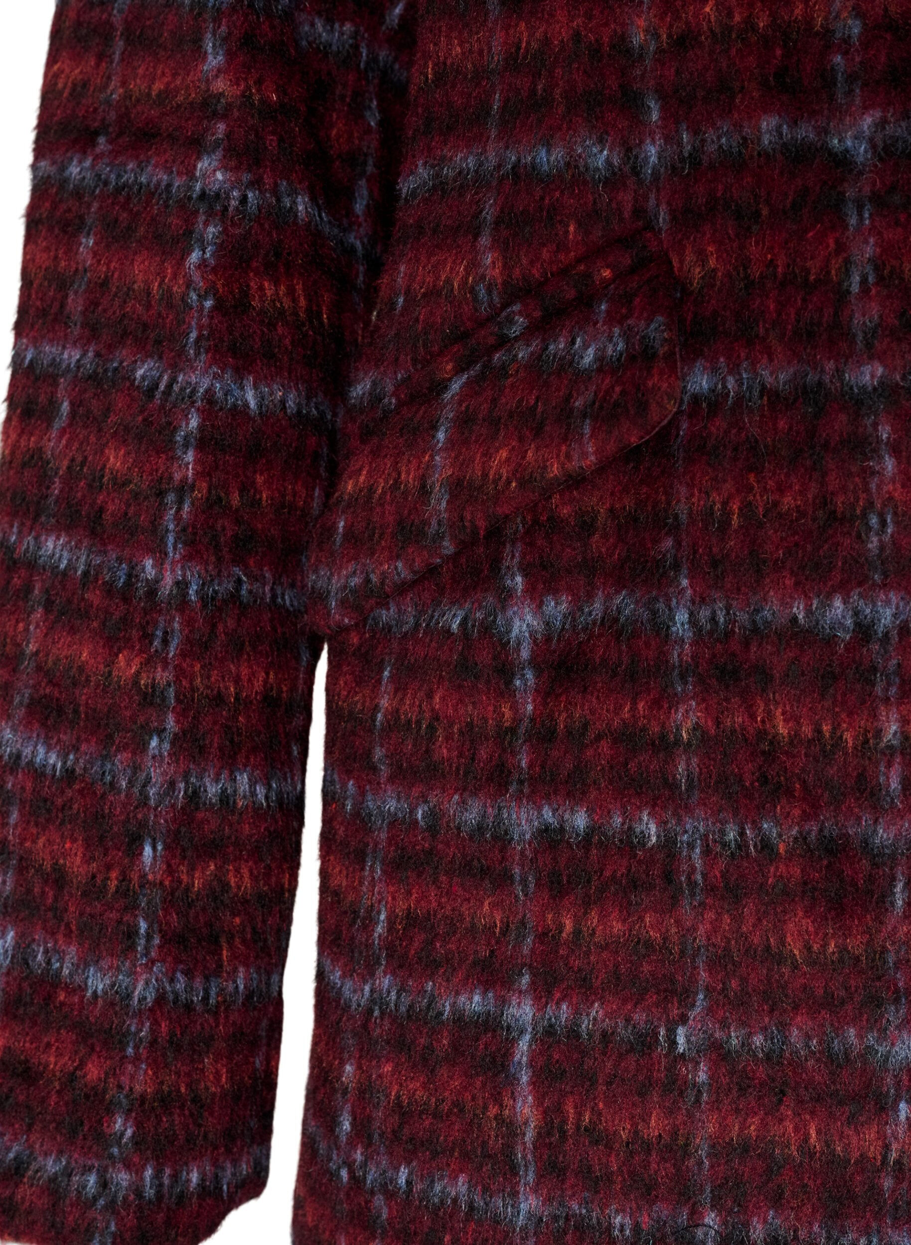 ZizziRuudullinen takki taskuilla, Punainen, Packshot image number 3