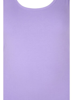 Yksivärinen perus paita puuvillasta, Paisley Purple, Packshot image number 2