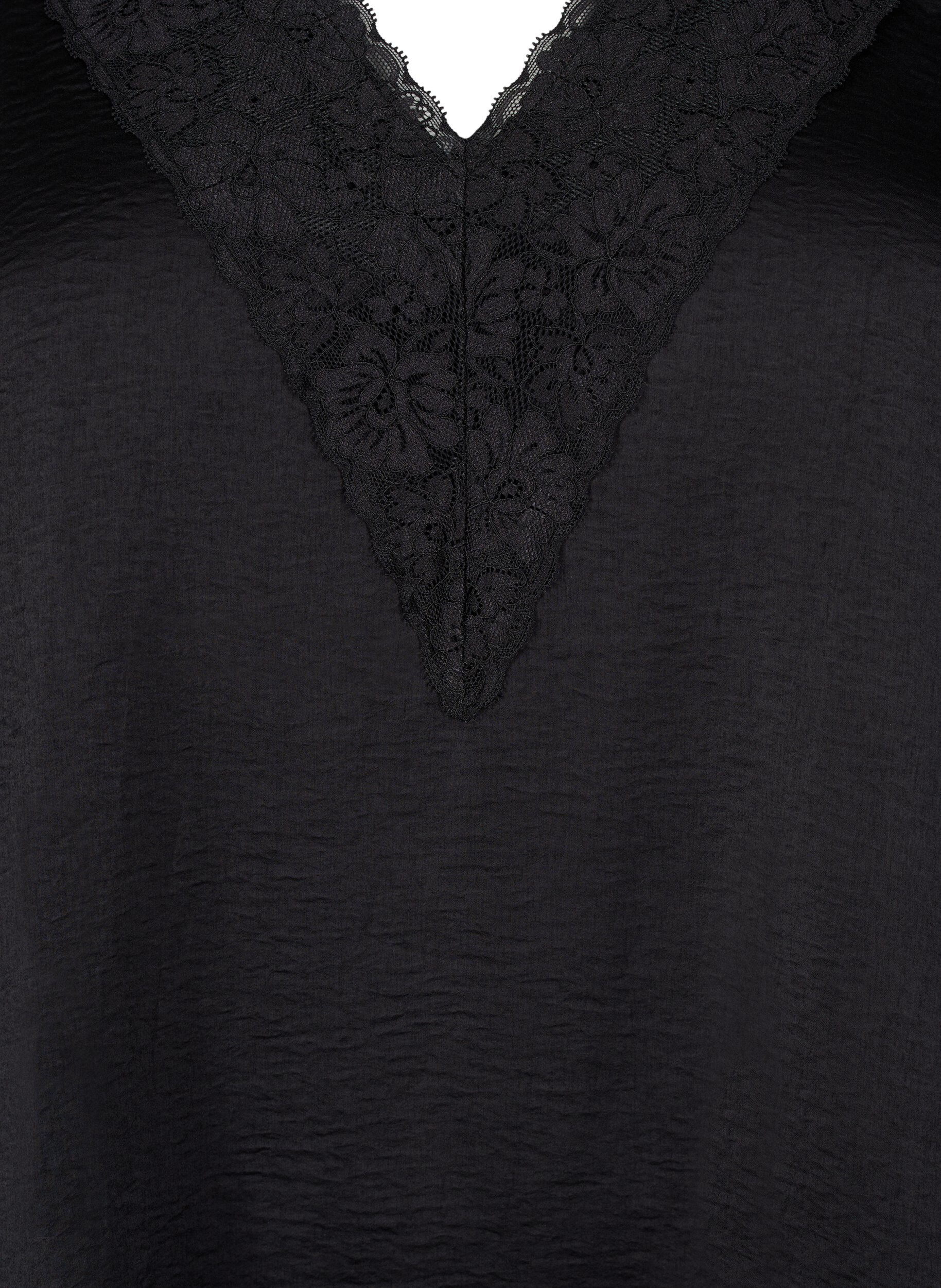 Zizzi Hihaton pitsitoppi, Musta, Packshot image number 2