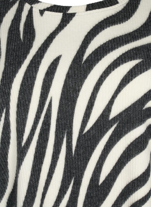 3/4-hihainen pusero seeprakuvioinnilla, White Zebra, Packshot image number 2