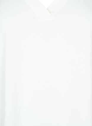 A-linjainen tunika 3/4-hihoilla, Bright White, Packshot image number 2