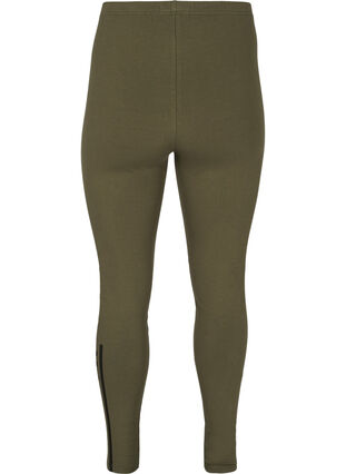 Puuvillaiset legginssit printillä, Ivy Green, Packshot image number 1