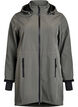 Softshell-takki irrotettavalla hupulla, Harmaa, Packshot image number 0