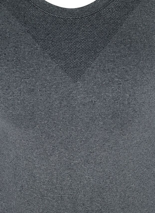 Saumaton aluspaita talviurheiluun, Dark Grey Melange, Packshot image number 2