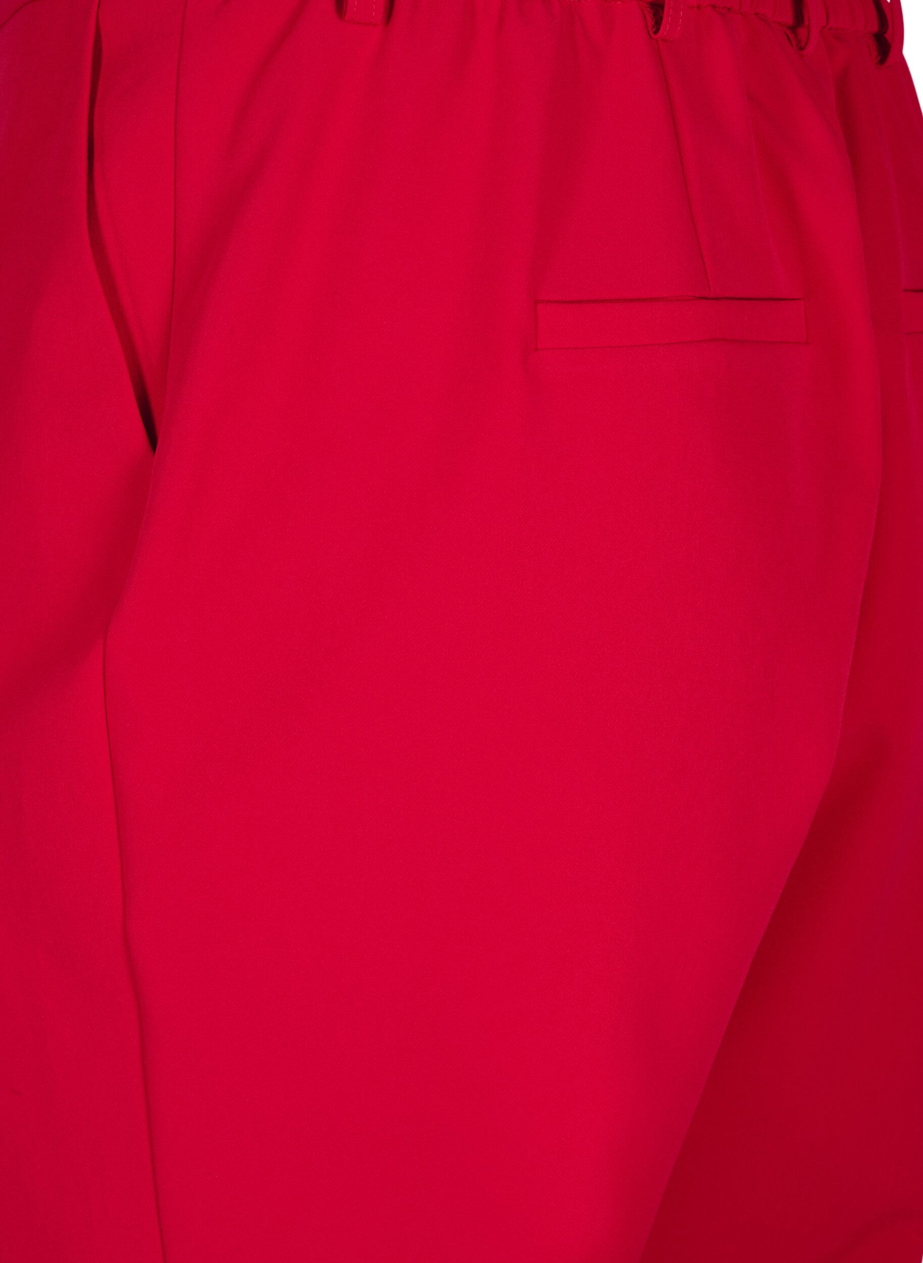 ZizziPuvunhousut taskuilla, Tango Red, Packshot image number 3
