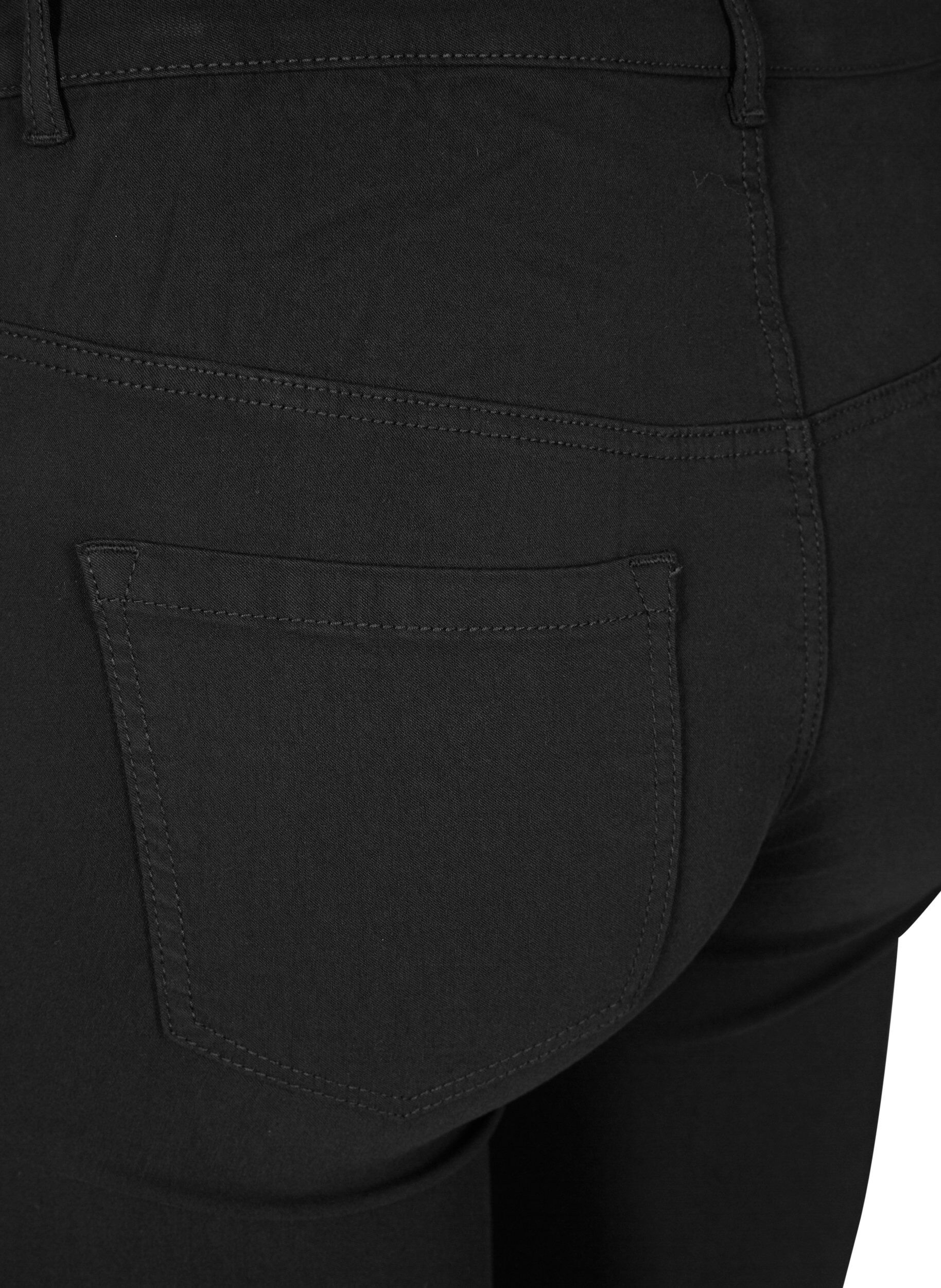 ZizziHousut, Musta, Packshot image number 3
