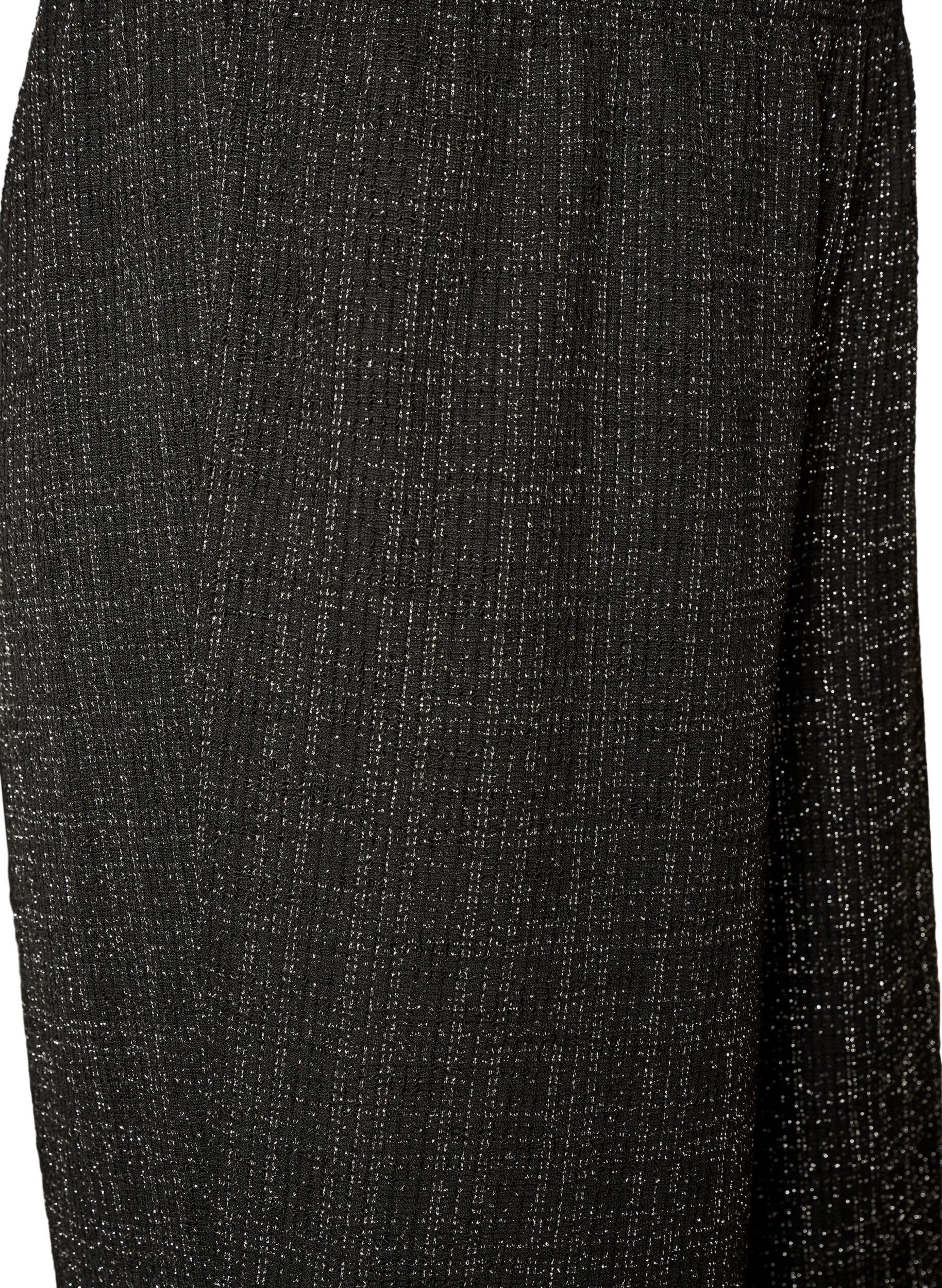 ZizziSuorat boucl&eacute;-housut, Musta, Packshot image number 2