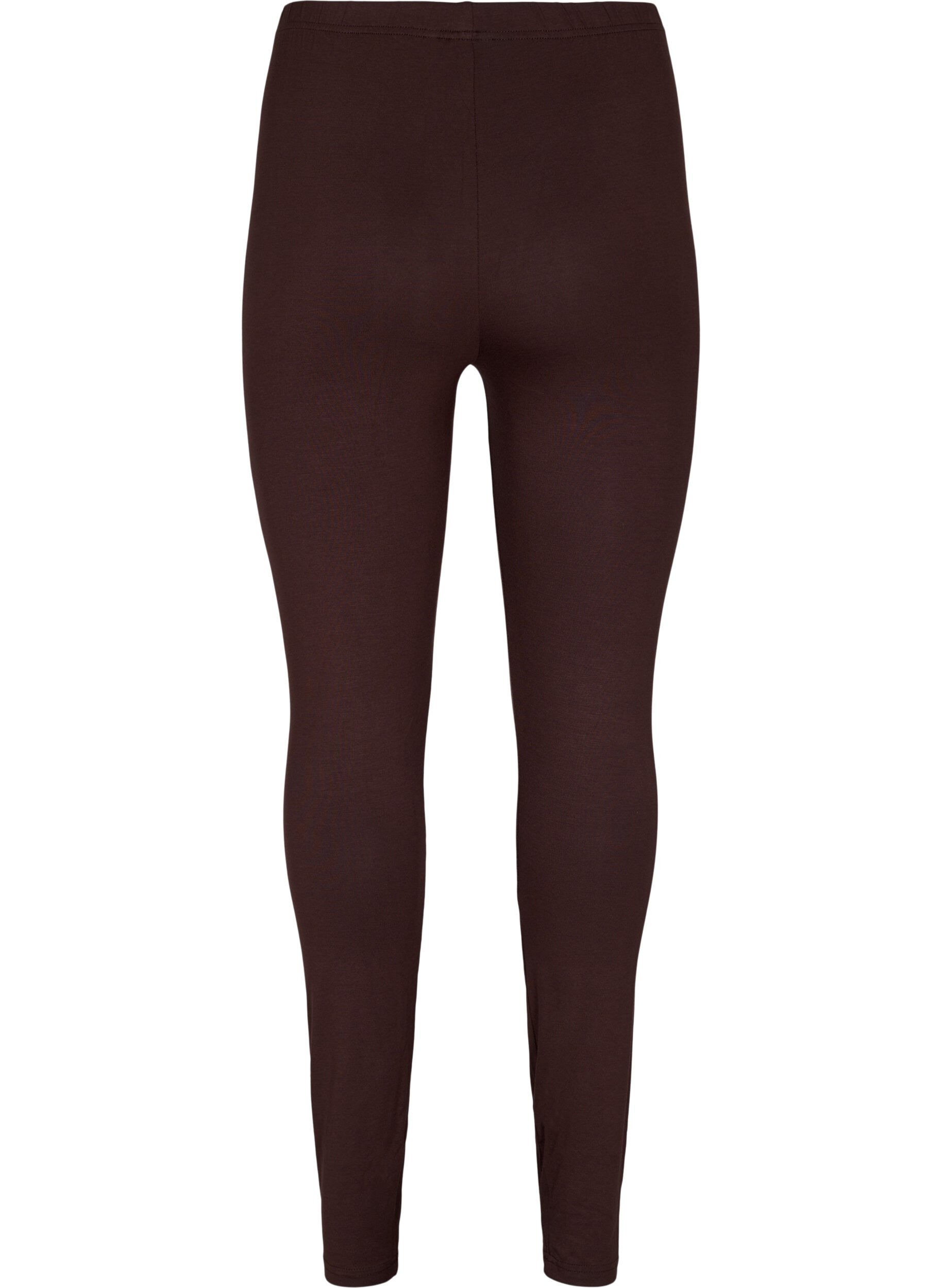 ZizziPerusleggingssit viskoosista, Ruskea, Packshot image number 1