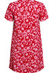 Lyhyt a-linjainen mekko kukkakuviolla, Punainen, Packshot image number 1