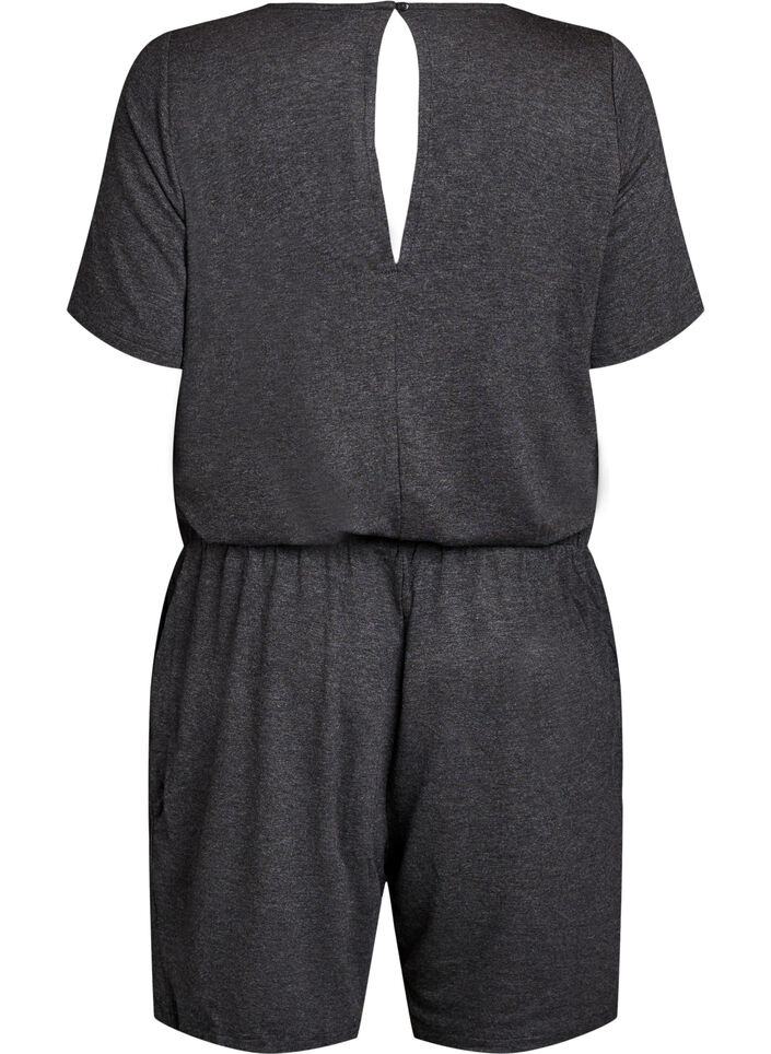 Shortsit jumpsuit, Harmaa, Packshot image number 1