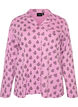 Puuvillainen pyjamapaita rintataskulla, Vaaleanpunainen, Packshot image number 0