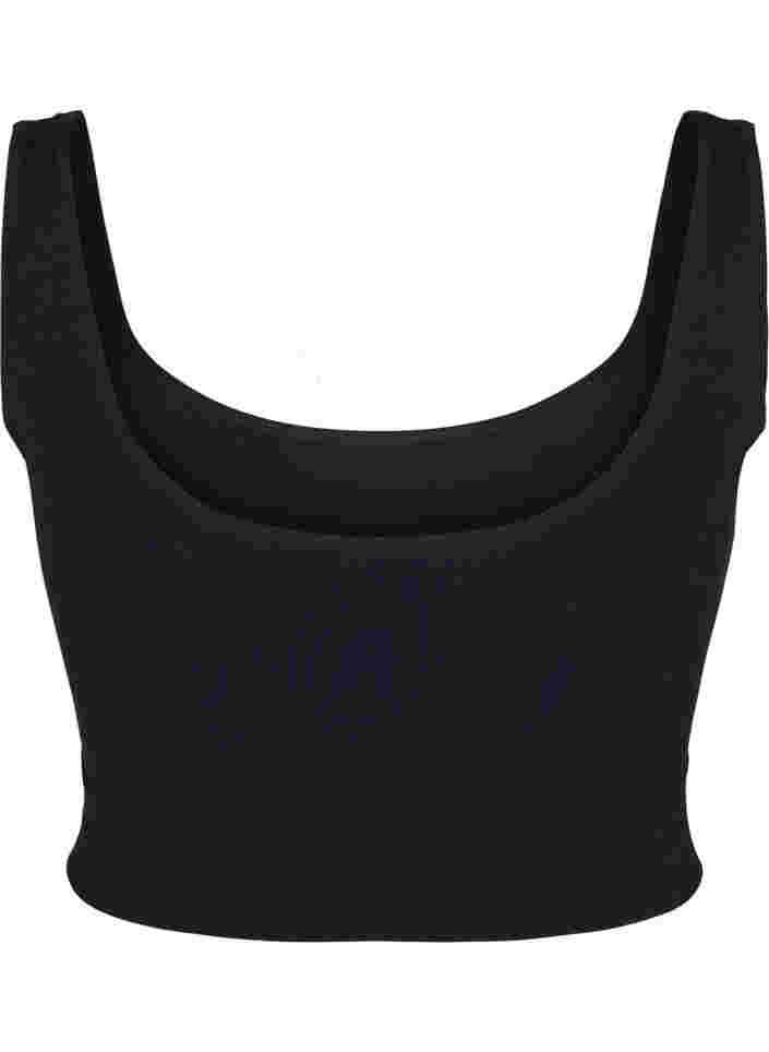 Saumattomat rintaliivit pyöreällä pääntiellä, Black, Packshot image number 1