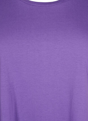 Lyhythihainen t-paita puuvillasekoitteesta, Deep Lavender, Packshot image number 2