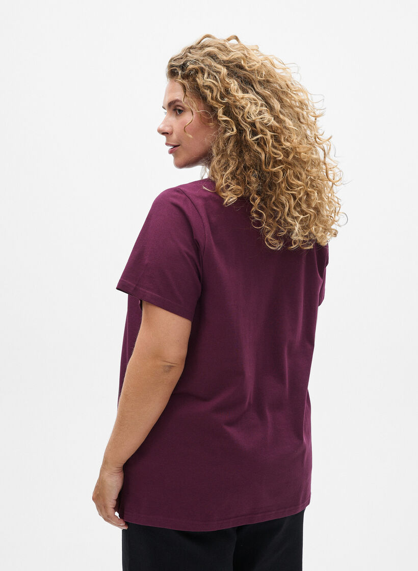 Lyhythihainen pikeepaita, Punainen, Model image number 2