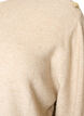 Neulepusero nappiyksityiskohdilla, Beige, Packshot image number 2