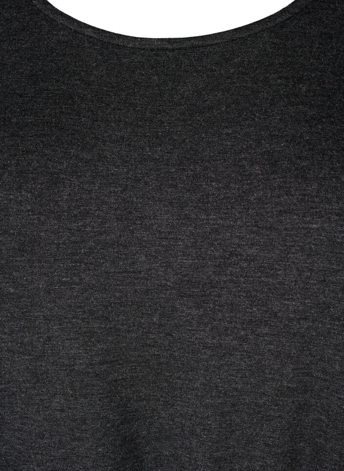 Lyhyt trikoomekko solmittavalla vyöllä, Harmaa, Packshot image number 2