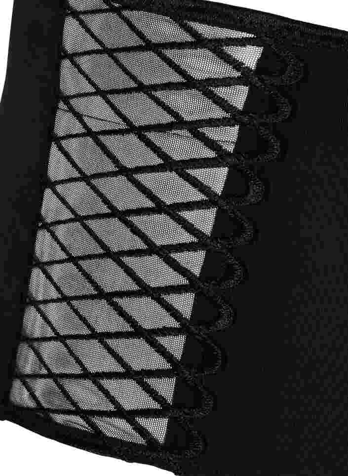 Hipster-alushousut mesh-kankaalla , Black, Packshot image number 3