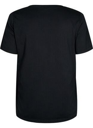 FLASH – kuviollinen t-paita, Black, Packshot image number 1