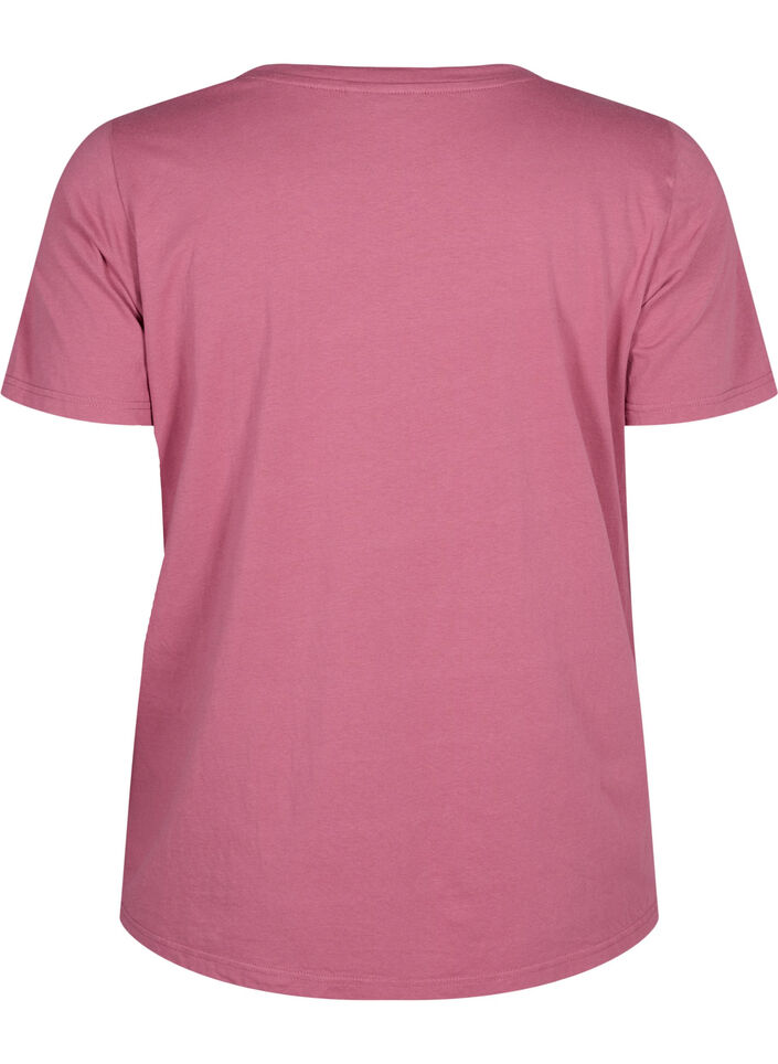 Puuvillainen T-paita tekstikuviolla, Malaga W. ALASKA, Packshot image number 1