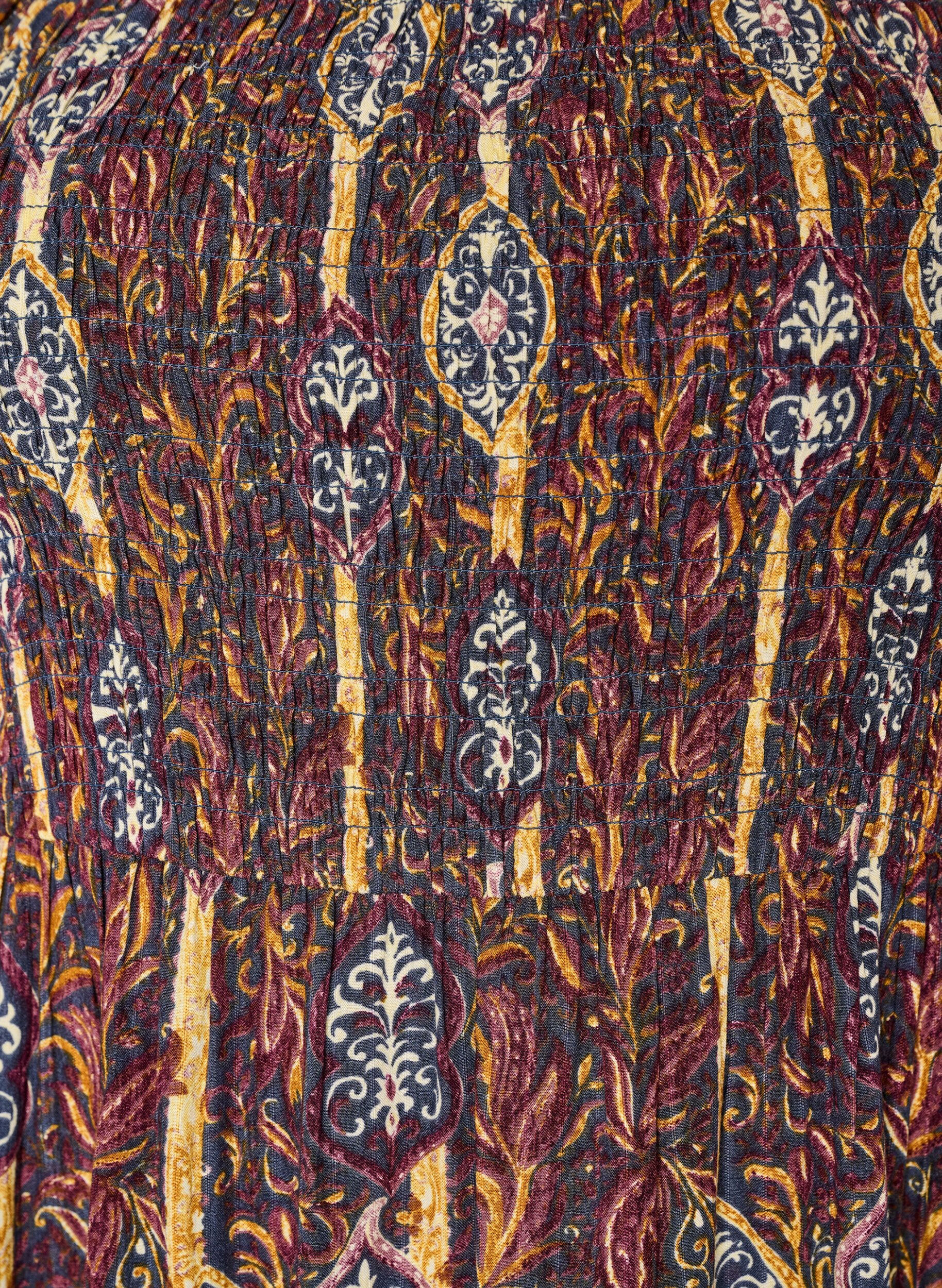 ZizziKes&auml;mekko viskoosista paisley-kuosilla, Violetti, Packshot image number 2