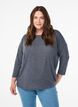Jersey -pusero 3/4-hihoilla, Harmaa, Model image number 0