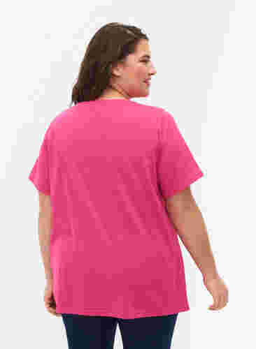 FLASH - T-paita kuvalla, Raspberry Rose, Model image number 1