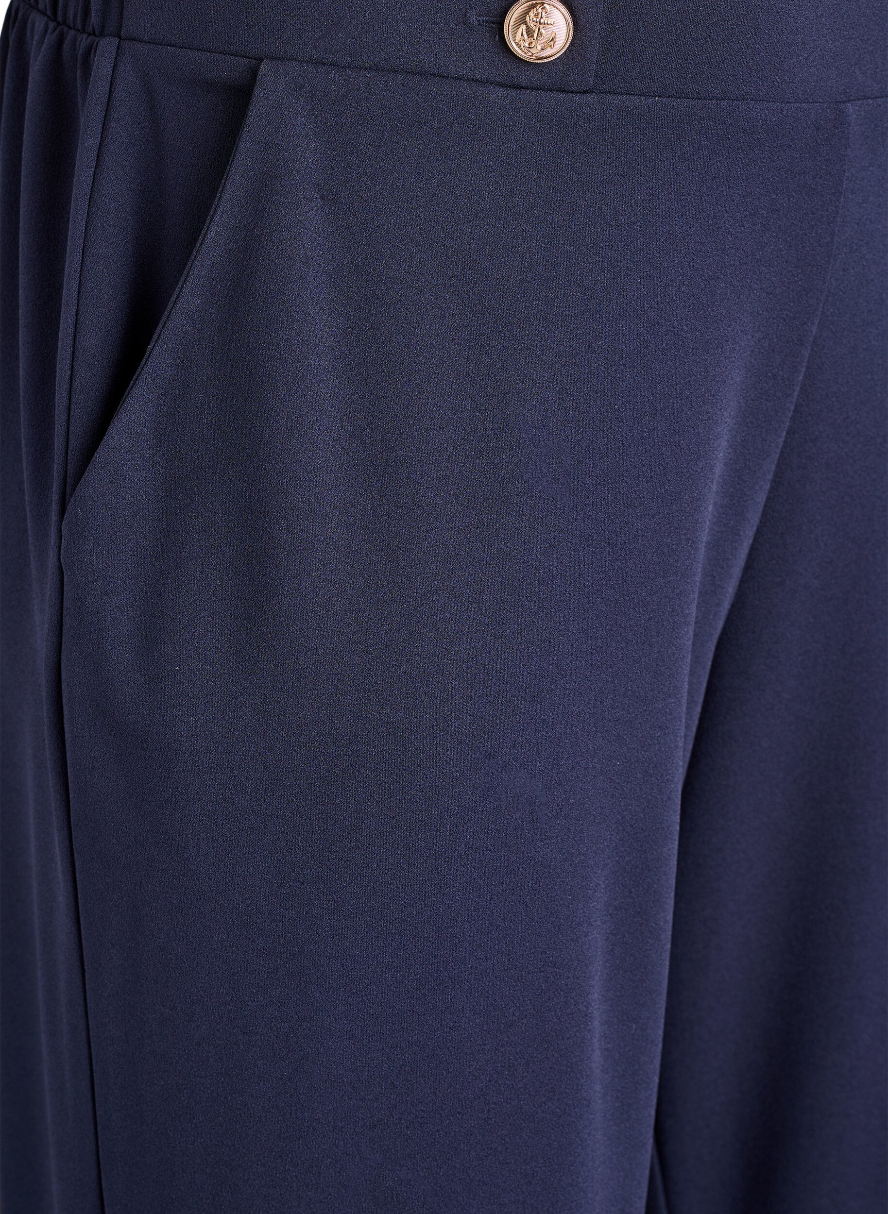 ZizziRennot housut taskuilla, Sininen, Packshot image number 2