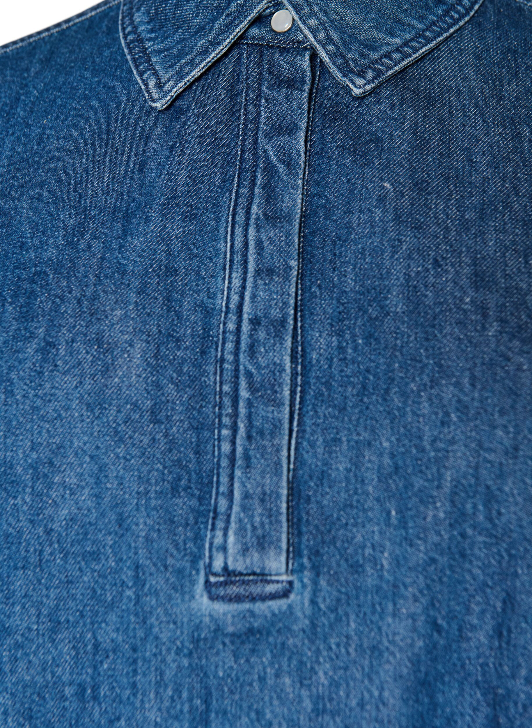 ZizziDenimpaita pallomaisella istuvuudella, Sininen, Packshot image number 2