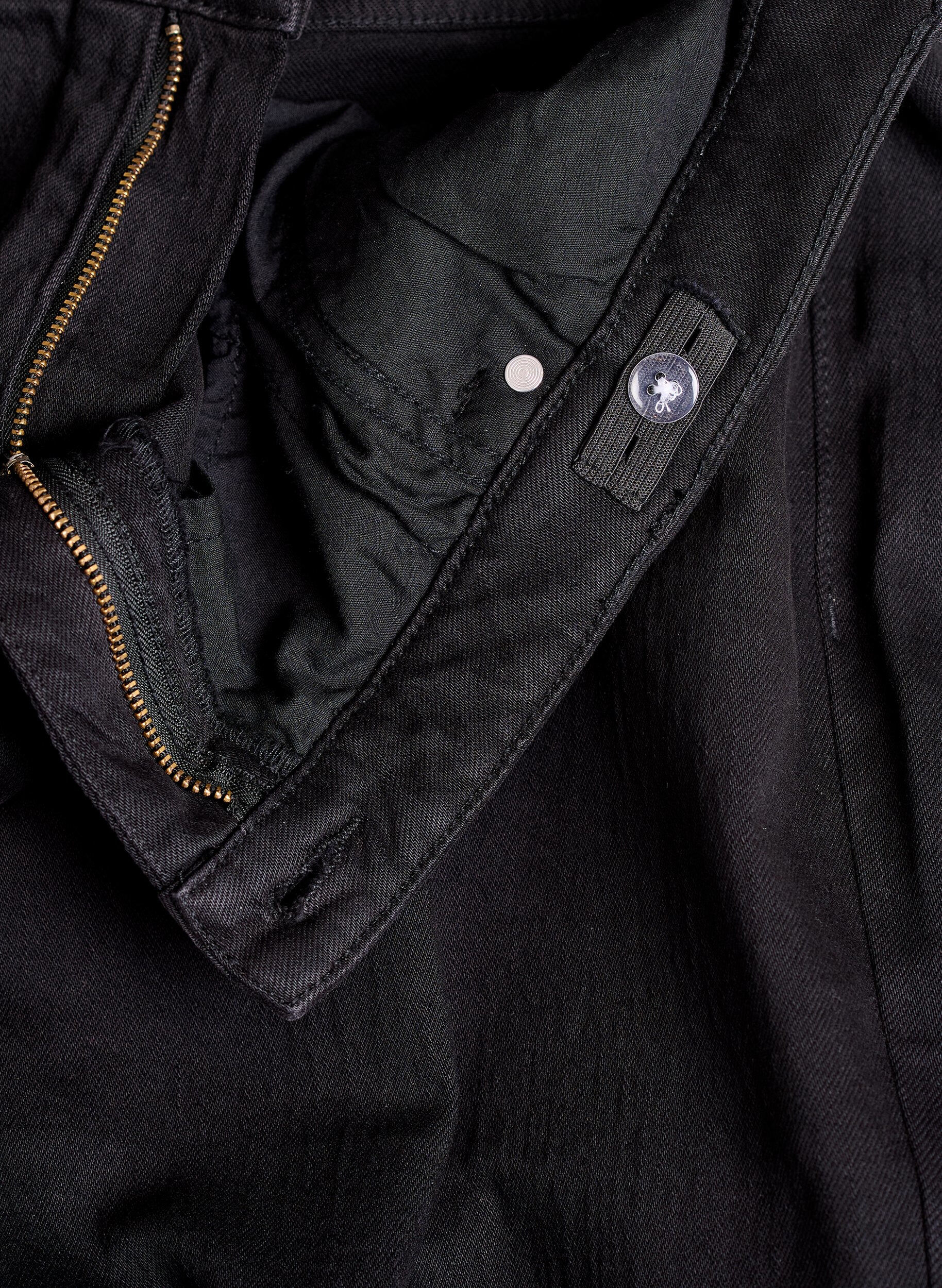 Zizzi Leve&auml;lahkeiset farkut, joissa on korkea vy&ouml;t&auml;r&ouml;nkorkeus, Musta, Packshot image number 3