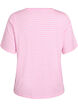 T-paita TENCEL&trade; Lyocellista ja raidoilla, Vaaleanpunainen, Packshot image number 1