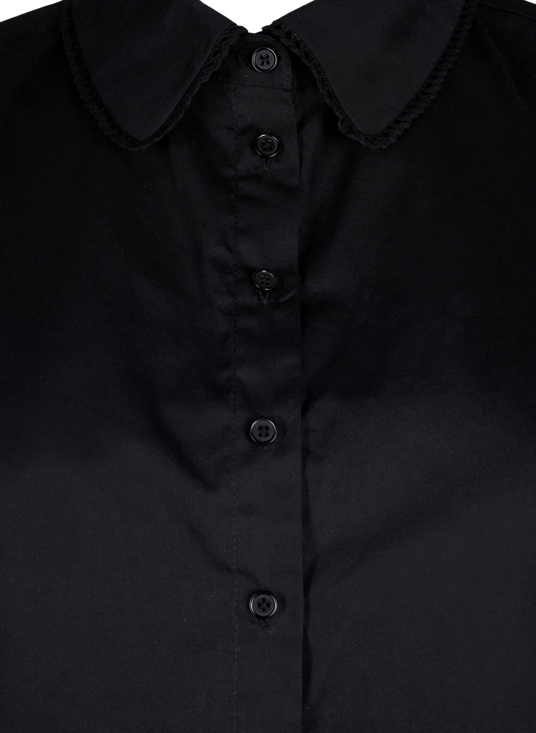 Zizzi Kaulus pitsinauhalla, Black, Packshot image number 2