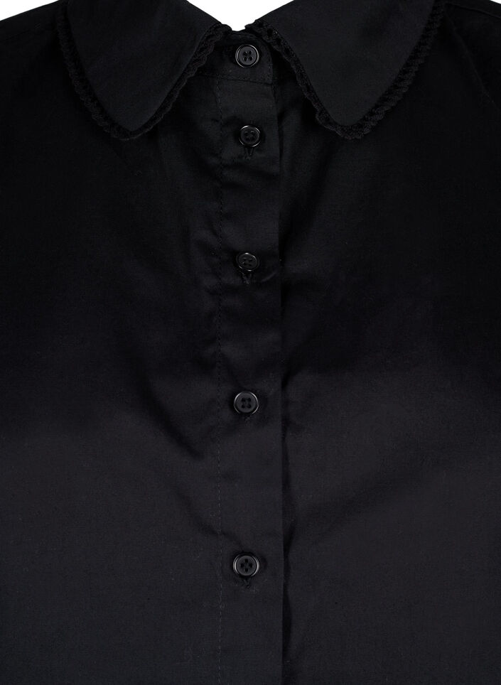 Kaulus pitsinauhalla, Black, Packshot image number 2