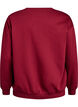 Collegepaita froteetekstill&auml;, Tumma Bordeaux, Packshot image number 1