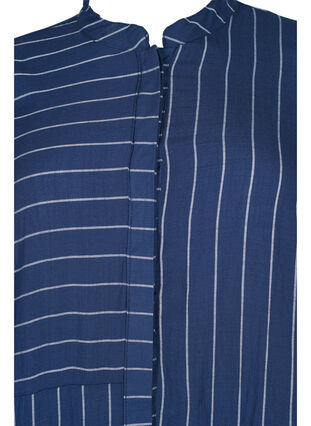 Pitkä raidallinen paita viskoosisekoitteesta, Blue/White, Packshot image number 2