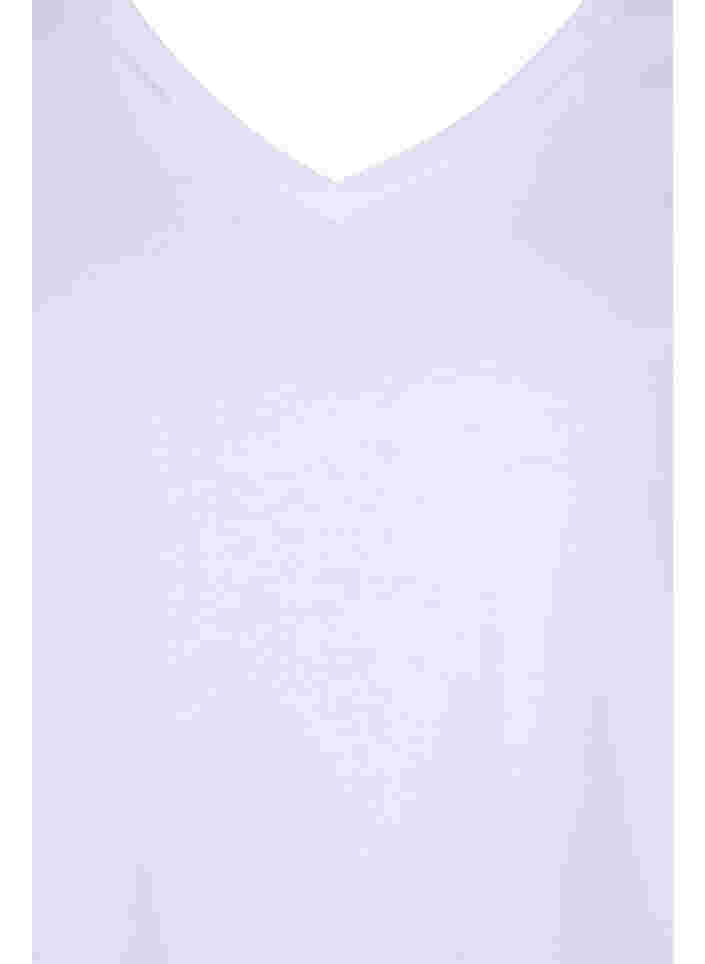 2 perus t-paitaa puuvillasta, Black/Bright W, Packshot image number 3