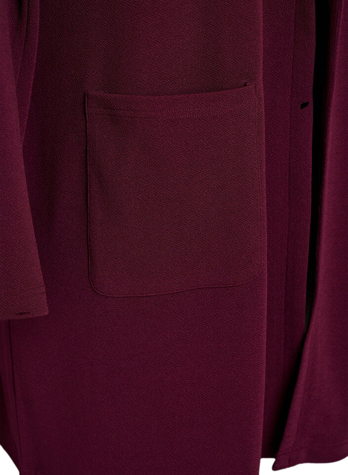 Pitk&auml; takki taskuilla, Punainen, Packshot image number 3