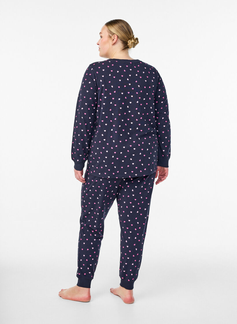 Painetut y&ouml;p&auml;ksyt, Sininen, Model image number 1
