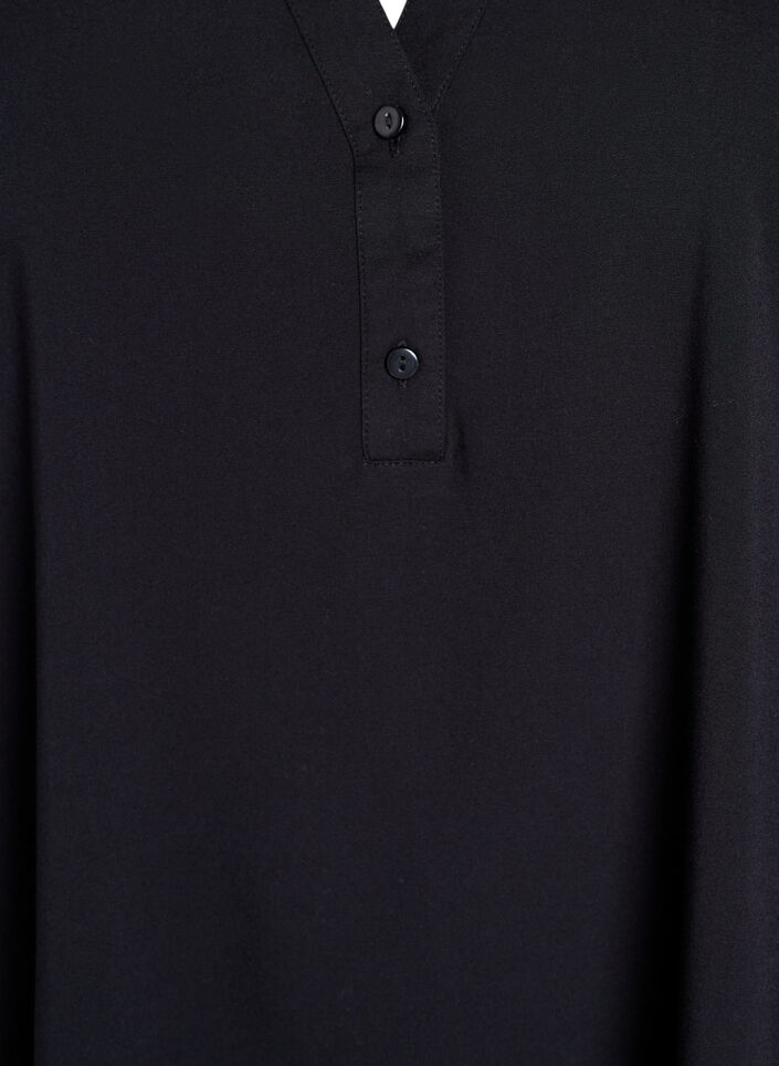 Hihaton viskoosipusero, Musta, Packshot image number 2