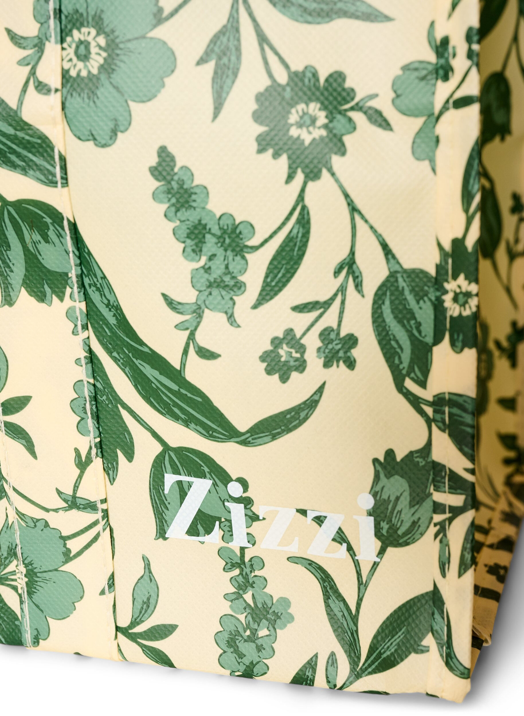 ZizziOstoskassi vetoketjulla, Vihre&auml;, Packshot image number 2