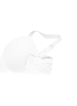 Muotoiltu rintaliivit verkkomateriaalilla, Bright White, Packshot image number 3