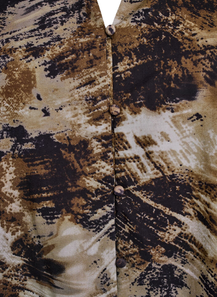 Painokuvioitu pusero napeilla, Vihreä, Packshot image number 2